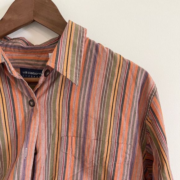 COPY - Striped Vintage Button Down - Picture 3 of 3